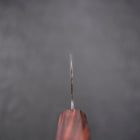 Santoku Blue Steel #2 Kurouchi Sumi Urushi Griff 165mm-[Musashi]-[Japan-Küchenmesser]