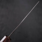 Santoku Blue Steel #2 Kurouchi Sumi Urushi Griff 165mm-[Musashi]-[Japan-Küchenmesser]