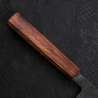 Santoku Blue Steel #2 Kurouchi Sumi Urushi Griff 165mm-[Musashi]-[Japan-Küchenmesser]
