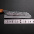 Santoku Blue Steel #2 Kurouchi Yaki-Urushi Handle 165mm (6.5”)-[Musashi]-[Japan-Küchenmesser]