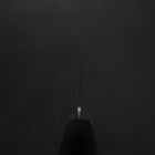 Santoku Blue Steel #2 Poliert Edelstahlummantelung Westlicher Griff 165mm-[Musashi]-[Japan-Küchenmesser]