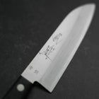 Santoku Blue Steel #2 Polished Western Handle 135mm-[Musashi]-[Japan-Küchenmesser]