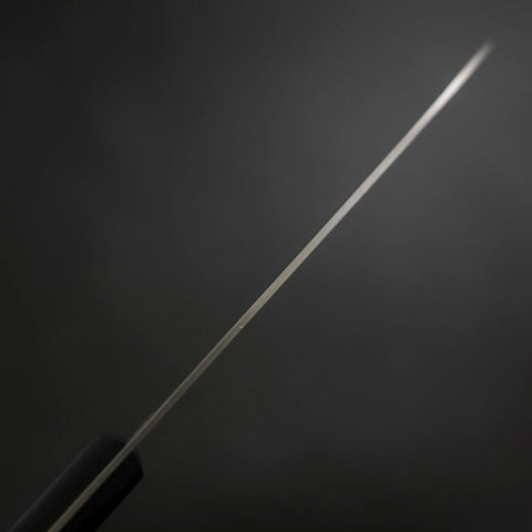 Santoku Blue Steel #2 Polished Western Handle 135mm-[Musashi]-[Japan-Küchenmesser]