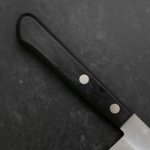 Santoku Blue Steel #2 Polished Western Handle 135mm-[Musashi]-[Japan-Küchenmesser]