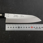 Santoku Blue Steel #2 Polished Western Handle 135mm-[Musashi]-[Japan-Küchenmesser]
