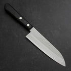 Santoku Blue Steel #2 Polished Western Handle 135mm-[Musashi]-[Japan-Küchenmesser]