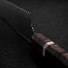 Santoku Blue Super Poliert Ahornholz Griff 180mm-[Musashi]-[Japan-Küchenmesser]