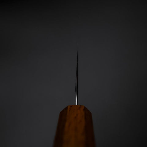 Santoku Blue Super Poliert Yaki Urushi Griff 165mm-[Musashi]-[Japan-Küchenmesser]