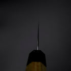 Santoku Blue Super Poliert Zelkove Griff 165mm-[Musashi]-[Japan-Küchenmesser]