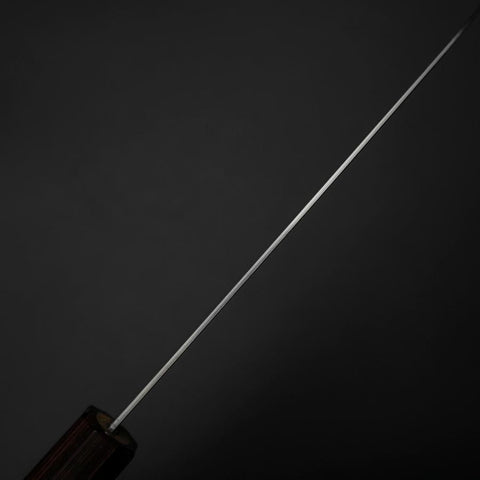 Santoku Blue Super Poliert Zelkove Griff 165mm-[Musashi]-[Japan-Küchenmesser]