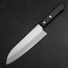Santoku Blue steel #2 Poliert Westlicher Griff 165mm-[Musashi]-[Japan-Küchenmesser]