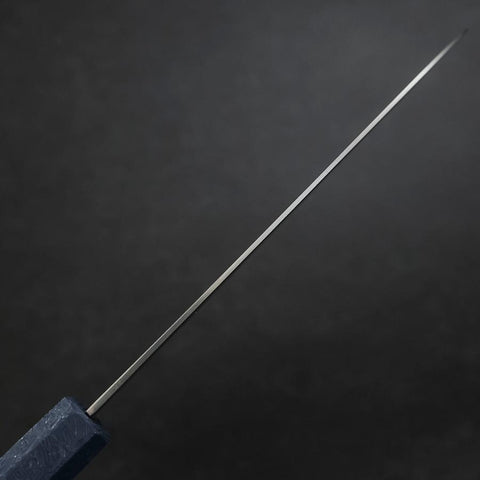 Santoku Chromax Poliert Urushi Griff in Blau 170mm-[Musashi]-[Japan-Küchenmesser]