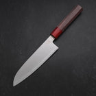 Santoku Chromax Poliert Walnuss Griff 170mm-[Musashi]-[Japan-Küchenmesser]