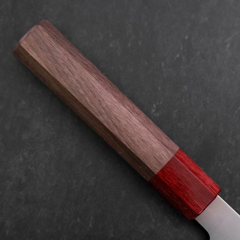 Santoku Chromax Poliert Walnuss Griff 170mm-[Musashi]-[Japan-Küchenmesser]