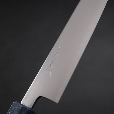 Santoku Chromax Polished Blue Urushi Handle 170mm (6.7”)