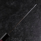 Santoku Edelstahlummantelung Blue Steel #2 Kurouchi Lila Urushi Griff 165mm-[Musashi]-[Japan-Küchenmesser]