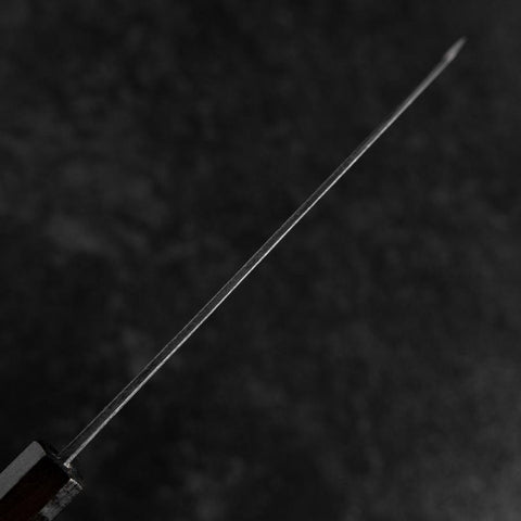 Santoku Edelstahlummantelung Blue Super Kurouchi Grüner Urushi Griff 165mm-[Musashi]-[Japan-Küchenmesser]