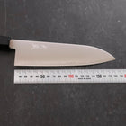 Santoku HAP-40 Poliert Büffelhorn und Ebenholz Griff 180mm-[Musashi]-[Japan-Küchenmesser]