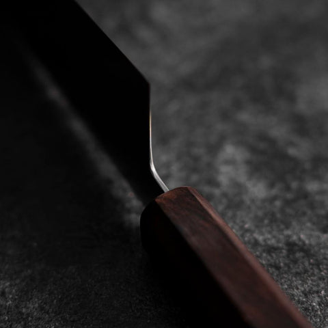 Santoku HAP-40 Poliert Ebenholz Griff 180mm-[Musashi]-[Japan-Küchenmesser]