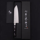 Santoku HAP-40 Poliert Westlicher Griff 170mm-[Musashi]-[Japan-Küchenmesser]