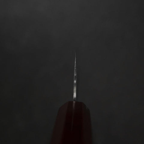 Santoku HAP-40 Tsuchime Red Urushi Handle 180mm-[Musashi]-[Japanese-Kitchen-Knives]