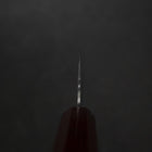 Santoku HAP-40 Tsuchime Roter Urushi Griff 180mm-[Musashi]-[Japan-Küchenmesser]