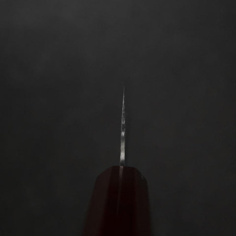 Santoku HAP-40 Tsuchime Roter Urushi Griff 180mm-[Musashi]-[Japan-Küchenmesser]