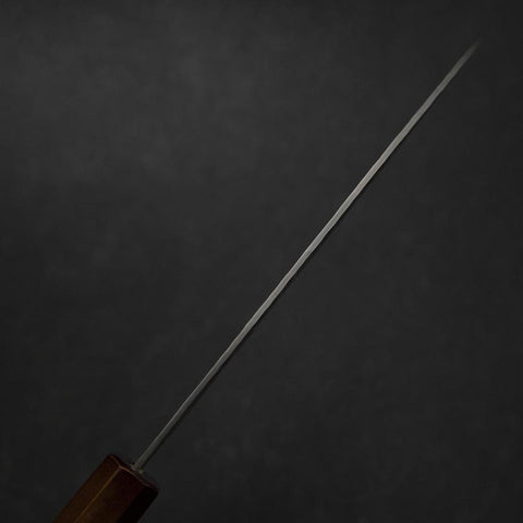 Santoku HAP-40 Tsuchime Roter Urushi Griff 180mm-[Musashi]-[Japan-Küchenmesser]