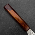 Santoku HAP-40 Tsuchime Roter Urushi Griff 180mm-[Musashi]-[Japan-Küchenmesser]