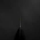 Santoku Molybdän Poliert Lila Westlicher Griff 180mm-[Musashi]-[Japan-Küchenmesser]