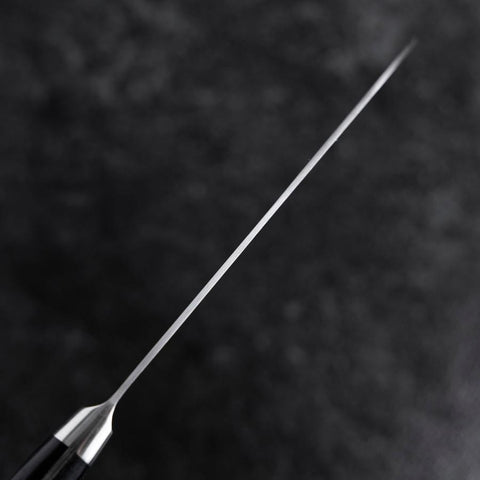 Santoku Molybdän Poliert Schwarzer Westlicher Griff 160mm-[Musashi]-[Japan-Küchenmesser]