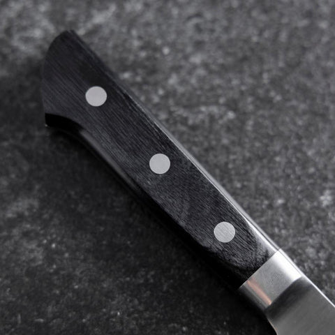 Santoku Molybdän Poliert Schwarzer Westlicher Griff 160mm-[Musashi]-[Japan-Küchenmesser]