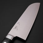Santoku Molybdän Poliert Schwarzer Westlicher Griff 175mm-[Musashi]-[Japan-Küchenmesser]