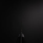 Santoku Molybdän Poliert Schwarzer Westlicher Griff 175mm-[Musashi]-[Japan-Küchenmesser]