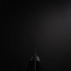 Santoku Molybdän Poliert Schwarzer Westlicher Griff 175mm-[Musashi]-[Japan-Küchenmesser]