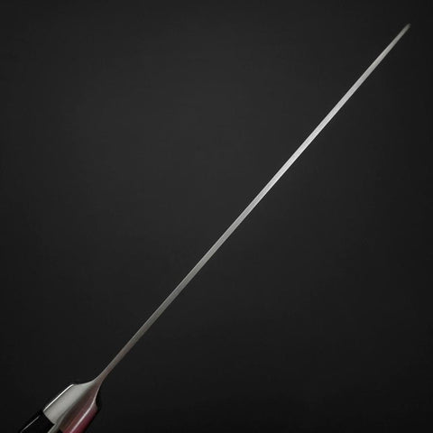 Santoku Molybdän Poliert Schwarzer Westlicher Griff 175mm-[Musashi]-[Japan-Küchenmesser]
