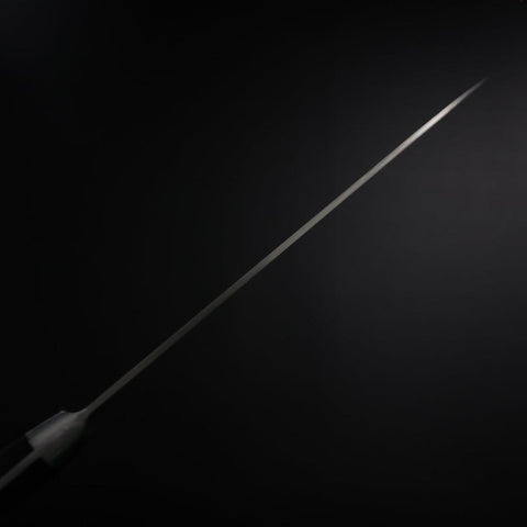 Santoku Molybdän Poliert Schwarzer Westlicher Griff 175mm-[Musashi]-[Japan-Küchenmesser]