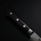 Santoku Molybdän Poliert Schwarzer Westlicher Griff 175mm-[Musashi]-[Japan-Küchenmesser]