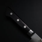 Santoku Molybdän Poliert Schwarzer Westlicher Griff 175mm-[Musashi]-[Japan-Küchenmesser]