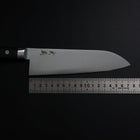 Santoku Molybdän Poliert Schwarzer Westlicher Griff 175mm-[Musashi]-[Japan-Küchenmesser]