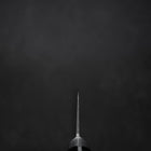 Santoku Molybdän Poliert Schwarzer Westlicher Griff 180mm-[Musashi]-[Japan-Küchenmesser]