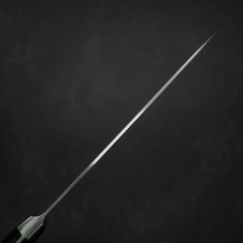 Santoku Molybdän Poliert Schwarzer Westlicher Griff 180mm-[Musashi]-[Japan-Küchenmesser]