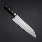 Santoku Molybdän Poliert Schwarzer Westlicher Griff 180mm-[Musashi]-[Japan-Küchenmesser]