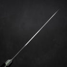 Santoku Molybdenum Polished Western Black Handle 180mm (7”)-[Musashi]-[Japan-Küchenmesser]