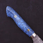 Santoku SG-2 Damast Blauer Türkis Griff 170mm-[Musashi]-[Japan-Küchenmesser]