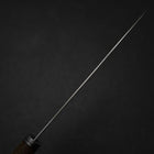 Santoku SG-2 Damast Goldener Westlicher Ebenholz Griff 180mm-[Musashi]-[Japan-Küchenmesser]