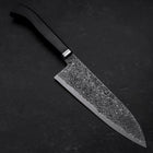 Santoku SG-2 Kurozome Damast Ebenholz Griff 180mm-[Musashi]-[Japan-Küchenmesser]