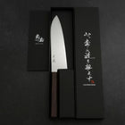 Santoku SG-2 Nickel Damascus Ebony Handle 180mm (7”)-[Musashi]-[Japan-Küchenmesser]