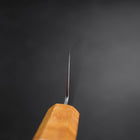 Santoku SG-2 Poliert Gelber Ahornholz Griff 180mm-[Musashi]-[Japan-Küchenmesser]