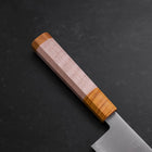 Santoku SG-2 Poliert Gelber Ahornholz Griff 180mm-[Musashi]-[Japan-Küchenmesser]